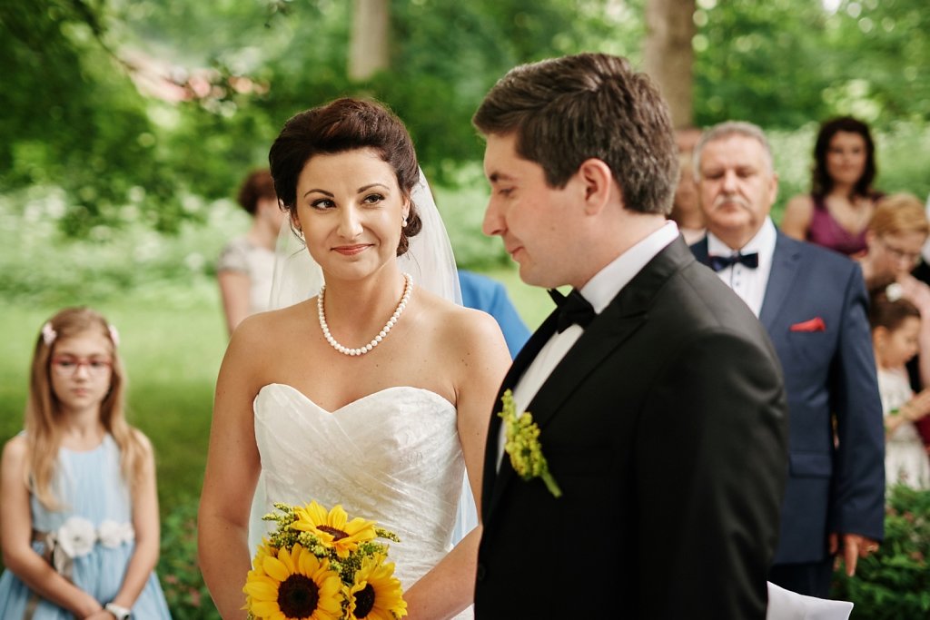 Ślubna fotografia - Ślub w plenerze	