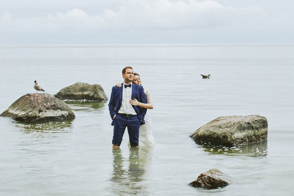 Ślubna fotografia - Plener ślubny nad Bałtykiem	